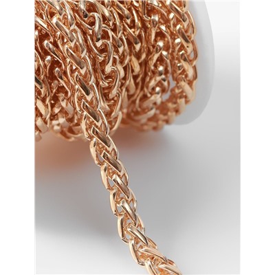 Цепочка для сумки, железная, 8.5×6.2 мм, 3±0.1 м, цвет золотой