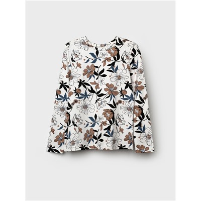 Фуфайка трикотажная для девочек (футболка с длинными рукавами)