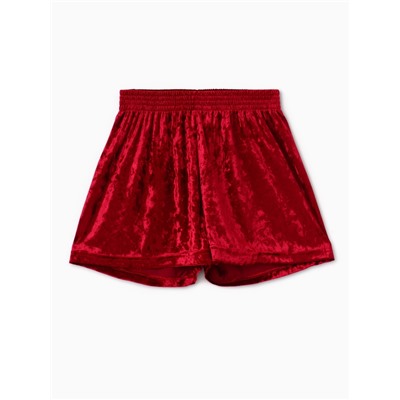 Шорты женские KAFTAN «Бархат», размер 40-42, бордовые