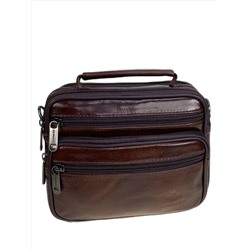 Сумка мужская из натуральной кожи, цвет коричневый