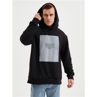 Толстовка мужская MINAKU: Be good, размер 52, чёрная