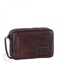 Сумка мужская кожаная 4039TR d.brown Tough Ryder