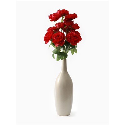 Цветы искусственные «Пион галант колор», 74×10 см, красные