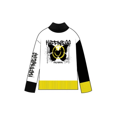 Свитер трикотажный для девочек