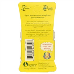 Organix South, TheraNeem Naturals, Нить с нимом, Мята, 50 ярдов (45,72 м)