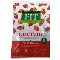 Кисель FIT EFFECTUM "Земляника" б/р пакет-саше 30г ЭКОПРОДУКТЫ, 1187219