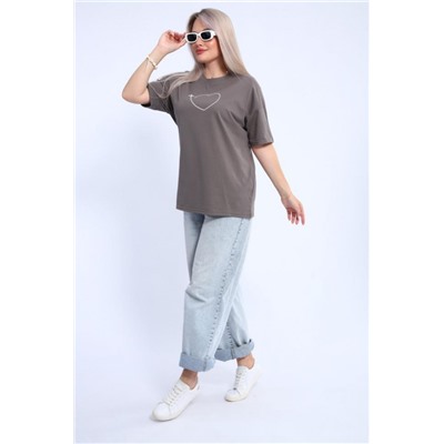 Футболка женская ФЖ0062А (Серый)