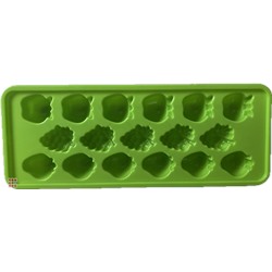 Форма для льда "Фрукты",17 ячеек, 24х9 см