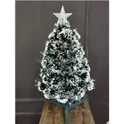 Елка новогодняя искусственная диодная с белыми кончиками