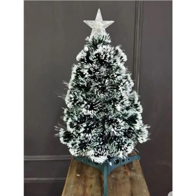 Елка новогодняя искусственная диодная с белыми кончиками