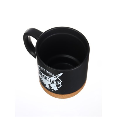 Кружка керамическая с пробковым дном «Всегда есть место подвигам», 400 мл