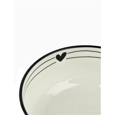 Салатник керамический «С любовью», 11.5×5.6 см, 330 мл