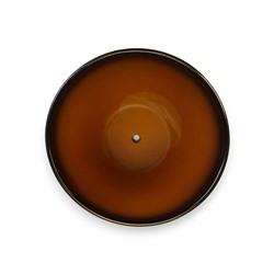 Горшок для цветов «Мираж », 8 л, d=30 см, h=23 см, с поддоном, керамика, коричневый