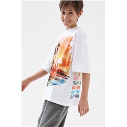 Фуфайка трикотажная для мальчиков (футболка) PLAYTODAY, 1242308