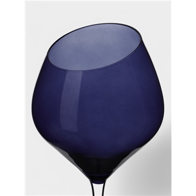 Бокал для вина Magistro «Иллюзия», 540 мл, 10×24 см, стекло, синий