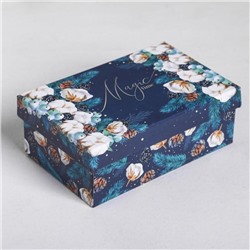 Набор новогодних подарочных коробок 10 в 1 «С Новым годом», 12×7×4‒32.5×20×12.5 см