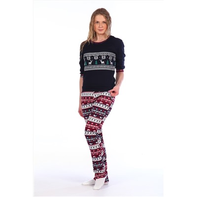 Женский домашний костюм с брюками 145