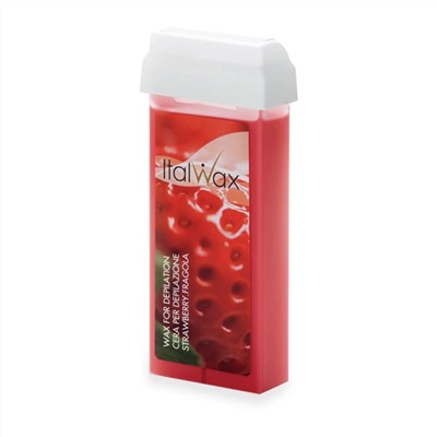 ItalWax Тёплый воск для депиляции в картридже / Classic, Клубника, 100 мл 4630