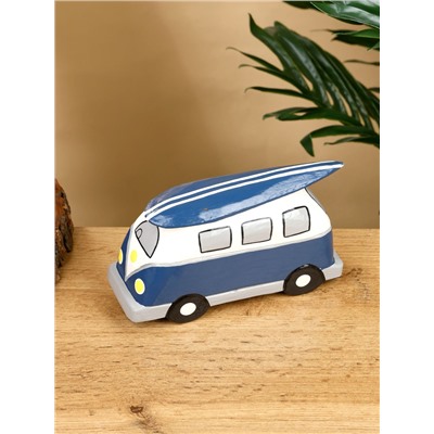 Сувенир «Микроавтобус», 17×6×9.5 см, дерево, синий