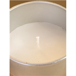 УЦЕНКА Свеча ароматическая в стеклянном подсвечнике, 85 г, жимолость