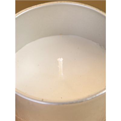 УЦЕНКА Свеча ароматическая в стеклянном подсвечнике, 85 г, жимолость