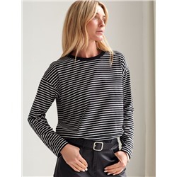 Джемпер из премиального хлопка с эластаном