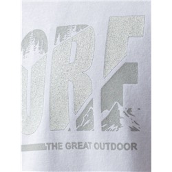 Свободная футболка  с авторским принтом