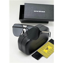 Набор мужские солнцезащитные очки, коробка, чехол + салфетки #22892490