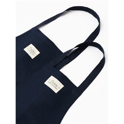 Набор фартуков «Этель. Мама и дочка», женский 60×70 см, детский 50×60 см, 100% лён