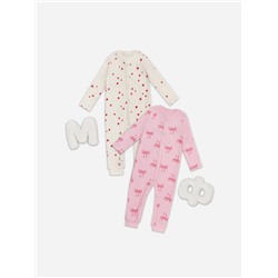 КОМБИНЕЗОН НАТЕЛЬНЫЙ ДЕТСКИЙ (2ШТ.) 14012-2