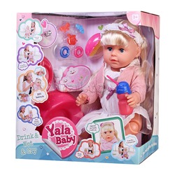 Кукла "Рита" (пьет, писает, слезы) с аксессуарами, в коробке