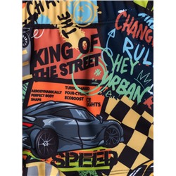 Плавки-шорты трикотажные для мальчиков, средней длины