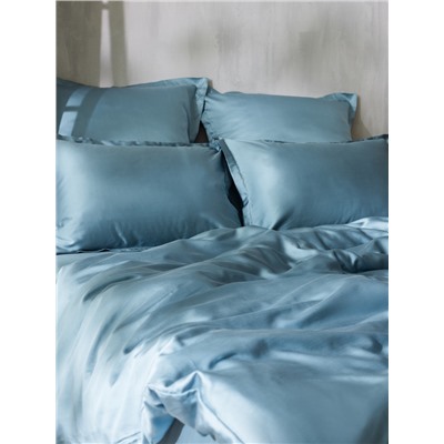 Простыня евро-макси SL Home Tencel, 235×280 см, серо-голубая, тенсель