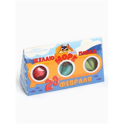 Печенье с предсказанием «23 февраля», 3 шт.