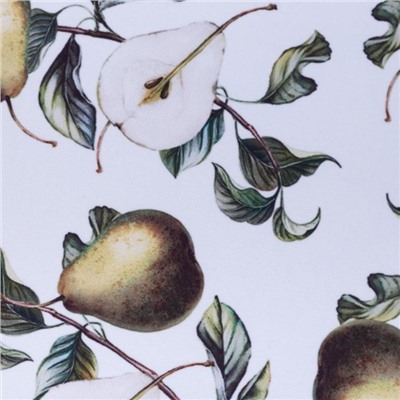 Комплект штор для кухни с подхватами Этель «Груши» 145×180 см-2 шт., 100% п/э