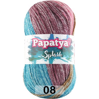 Пряжа Kamgarn SPLASH PAPATYA