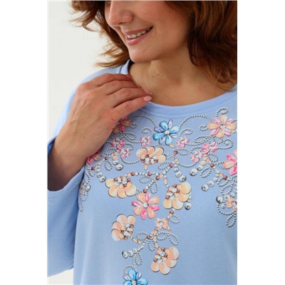 21595 Сорочка (Голубой)