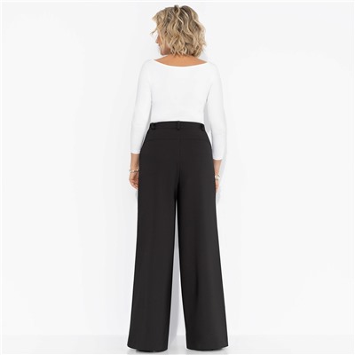 Брюки‑палаццо, Легкой походкой (black)