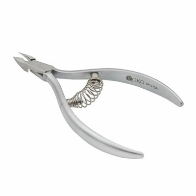 YOKO Кусачки маникюрные для кутикулы / Professional Quality SK 015A, спиральная пружина, ручная заточка, 7 мм 20037