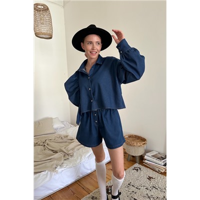 Костюм джинс  DENIM064/01/Синий