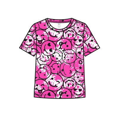 Фуфайка трикотажная для девочек (футболка)