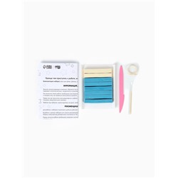 Свеча своими руками на новый год «Волшебная снежинка», набор для творчества