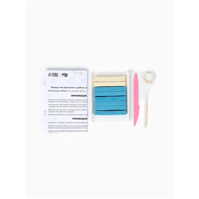 Свеча своими руками на новый год «Волшебная снежинка», набор для творчества