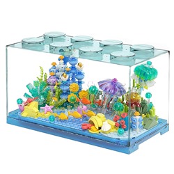 Конструктор "Аквариум" 598 дет., в коробке