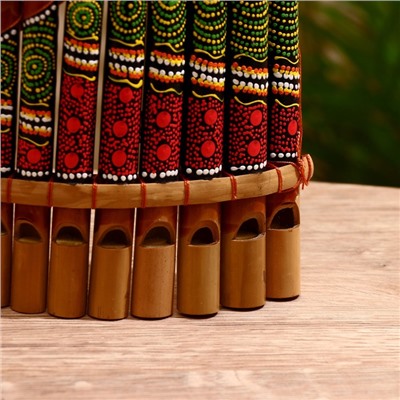 Сувенирный музыкальный инструмент «Флейта», 30×5×18 см, МИКС