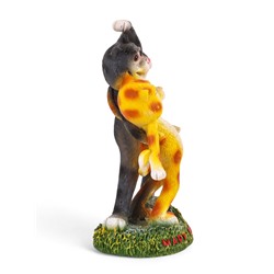 Садовая фигура из полистоуна «Кошки», 18×12×32 см