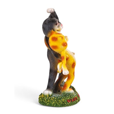 Садовая фигура из полистоуна «Кошки», 18×12×32 см