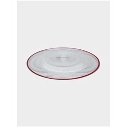 Тарелка Magistro Radiant, d=21 см, стекло, прозрачная