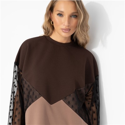 Свитшот с акцентными рукавами, Любимый образ (прелесть)