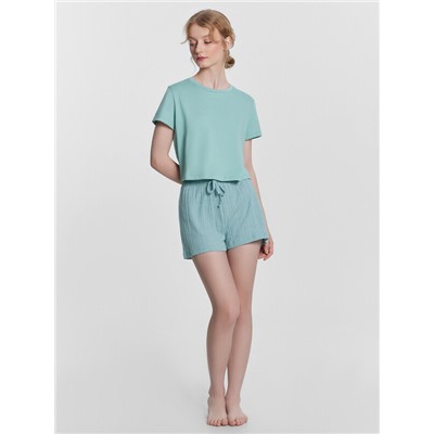 КОМПЛЕКТ ЖЕНСКИЙ (ДЖЕМПЕР, ШОРТЫ) 592495